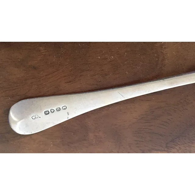 1833 Antique English Regency Silver Berry Spoon Hallmarked for William Eaton, London For Sale - Image 11 of 13