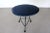 Metal Set of Bar Stools in Iron and Blue Velvet, 1960s For Sale - Image 7 of 11