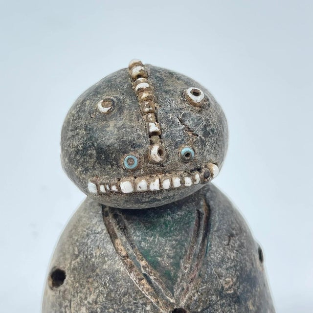Early 20th Century Tikar Clay House God 4inch Cameroon For Sale - Image 4 of 8