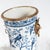 Blue and White Chinoiserie Porcelain Urns, Set of 2 For Sale - Image 5 of 9