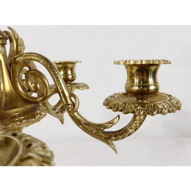 19th Century Bronze Candlelabra, Set of 2 For Sale - Image 10 of 18