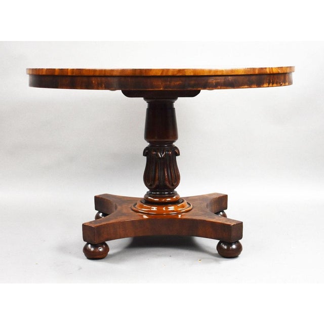 Antique Victorian Tilt Top Table in Mahogany, 1880 For Sale - Image 4 of 7