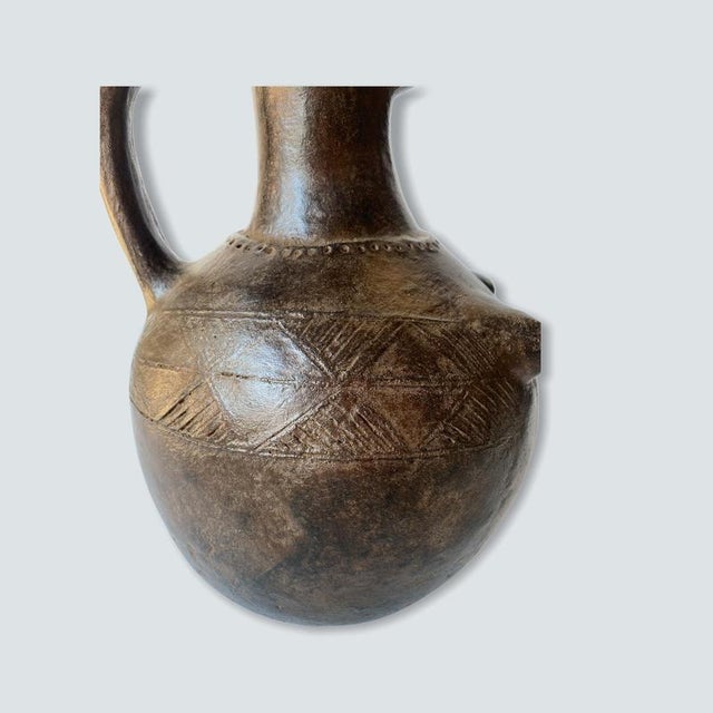 Pottering Figural Clay Pot For Sale - Image 4 of 7