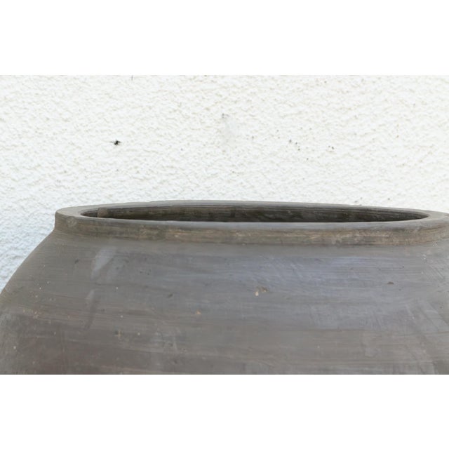 Large Earthenware Clay Pot For Sale - Image 4 of 8