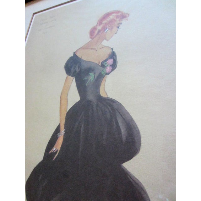 Virginia Fisher the Hucksters Deborah Kerr Clark Gable 1940 Signed Portrait Gouache For Sale - Image 13 of 18