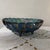 1970s Vintage Indiana Iridescent Carnival Glass Blue Grapefruit Footed Bowl For Sale - Image 5 of 9