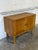 Brown Oak 2-Door Storage Cabinet With Internal Wooden Shelf Vintage Mid-Century Modern 1970s For Sale - Image 8 of 11