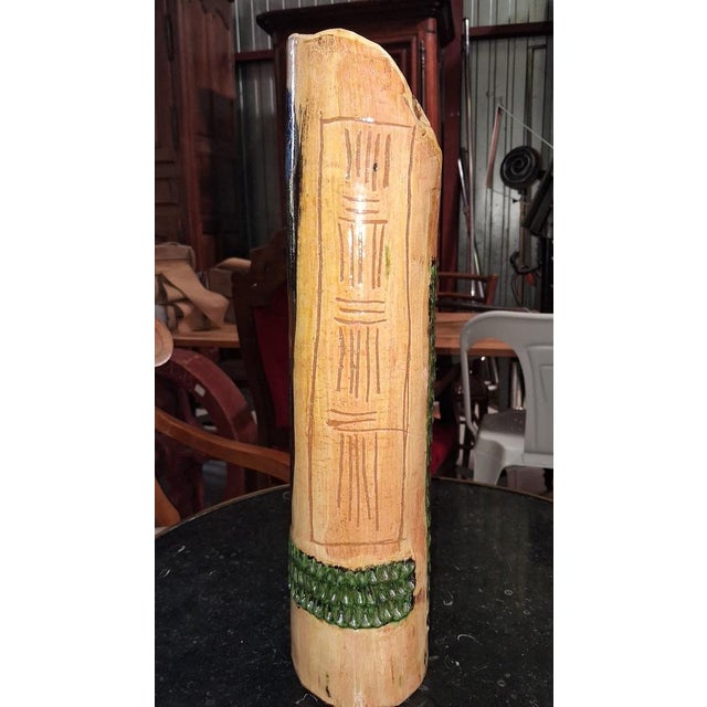Mid-Century Modern Large Glazed Stoneware Vase by Haut 49, 1960s For Sale - Image 3 of 8