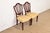 Baker Furniture Company Baker Furniture Federal Carved Mahogany Shield Back Side Chairs or Dining Chairs, Pair For Sale - Image 4 of 13