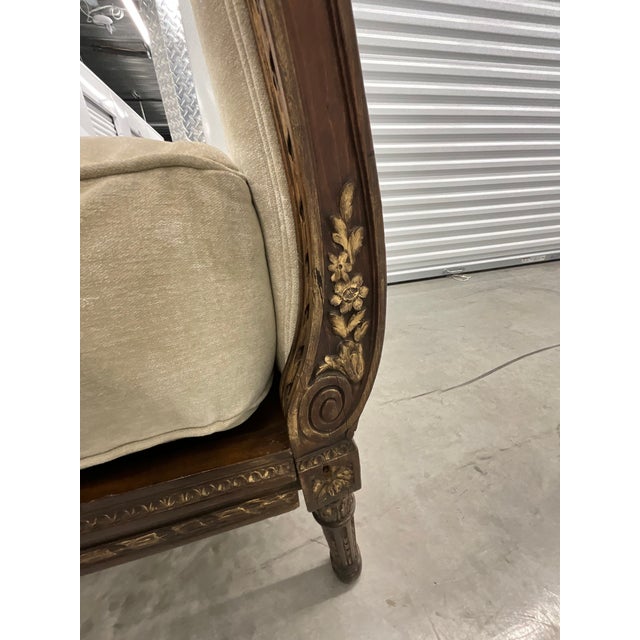 Gorgeous Antique Louis XVI French Daybed Sofa Settee For Sale - Image 4 of 14