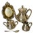 Antique Boho Westminster Tea Coffee Silverplate Set- 7Pieces For Sale