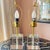 Victoria Hagan Beautiful pair of vintage glass accent lamps by Victoria Hagan // Perfect Pieces // table lamps // boudoir // desk lamps // nursery decor For Sale - Image 4 of 10