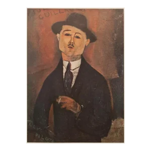 1947 After Amedeo Modigliani "Portrait of Paul Guillaume", First Edition Parisian Lithograph