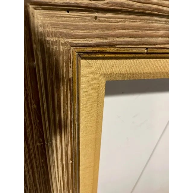 2000 - 2009 Vintage Wood Frame With Gold Leaf Edge Detail For Sale - Image 5 of 8