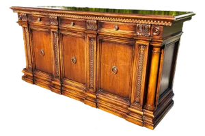 1980s Italian Tuscan Sideboard by Hickory Chair Furniture Company