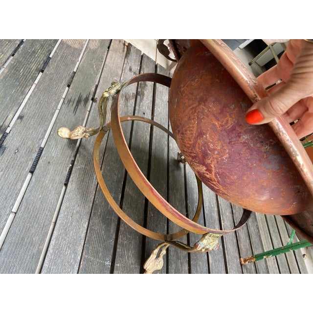 Vintage Copper Brazier, 1890s, Set of 3 For Sale - Image 9 of 18