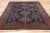 Navy Blue Early 20th Century Antique Persian Sarouk Farahan Rug, 04'00 X 06'05 For Sale - Image 8 of 10