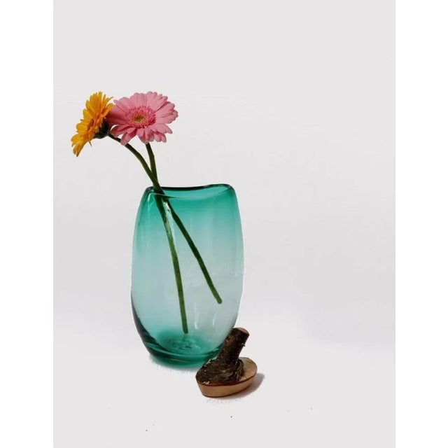 Contemporary Tall Jade Branch Vase by Pia Wüstenberg For Sale - Image 3 of 6