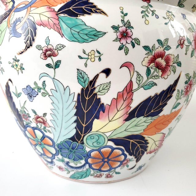 Planter Fishbowl Goldfish Gold Fish Bowl & Stand -Tobacco Leaf For Sale In Miami - Image 6 of 12