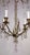 Metal Antique French Brass and Glass Drop Chandelier from Unbekannt, 1940s For Sale - Image 7 of 12