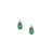 Natural Emerald Diamond Earrings 14k Gold 1.28 TCW Certified For Sale - Image 9 of 10