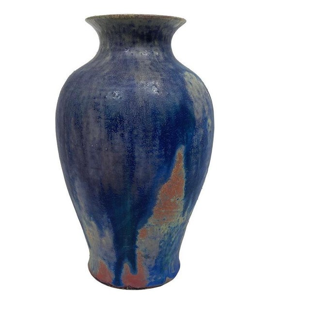 Dutch Berbas Vase by A. Le Comte for Porceleyne Fles, Delft, 1890s For Sale - Image 9 of 11
