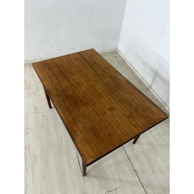 Vintage Danish Teak Extendable Dining Table For Sale - Image 6 of 10