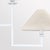 The modern sculptural feel created by Gladwyne's clean lines and sharp angles is softened by the Natural Linen shade and...