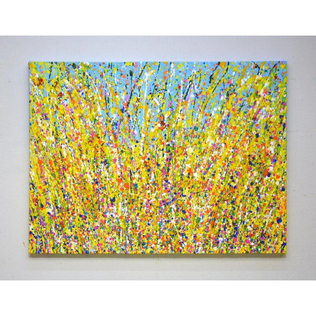 In crafting this vibrant tapestry of color, I drew upon the boundless energy of a summer day, channeling its warmth and...