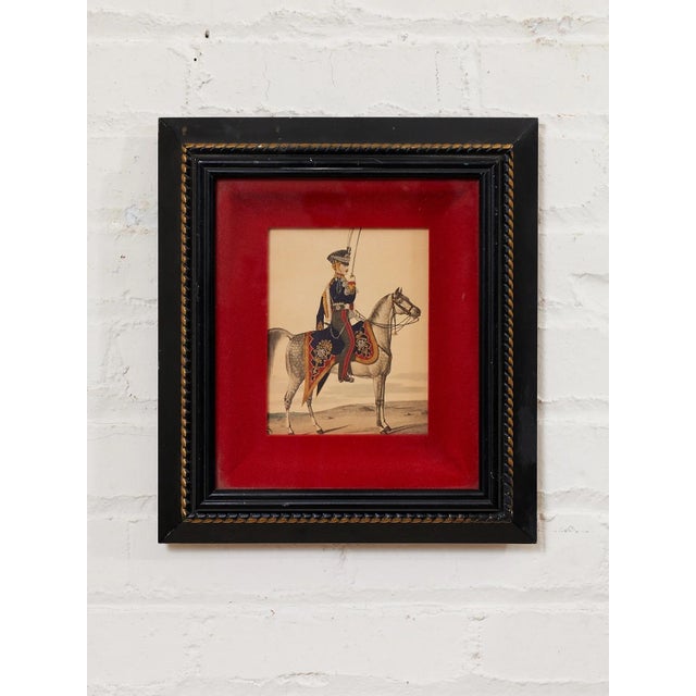 Early 20th Century Lithograph of Prussian Horse and Soldier For Sale - Image 9 of 9
