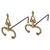 Louis XV Italian Andirons in Gilt Bronze and Iron, Italy, 1940s, Set of 2 For Sale - Image 13 of 13