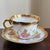 Offering a beautiful vintage Rosina Bone China teacup and saucer made in England. This elegant set features vibrant pink...