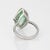 Green Late 20th Century Tiffany & Co High Jewelry Green Tourmaline Diamond Ring Tsavorite 18k Platinum, Size 6 For Sale - Image 8 of 8