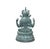 1980s Chinese Rustic Oxidized Patina GuanYin Bodhisattva Metal Buddha Statue For Sale - Image 5 of 7