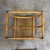 Mid-20th Century MCM Coastal Style Side or End Table With Bent Rattan Base and Rectangle Glass Top For Sale - Image 12 of 18
