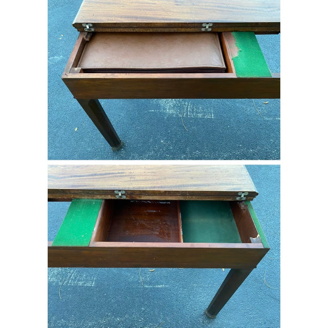 Early 20th Century Antique W F Mfg Co Warsaw Ky Fold Out Top Dining