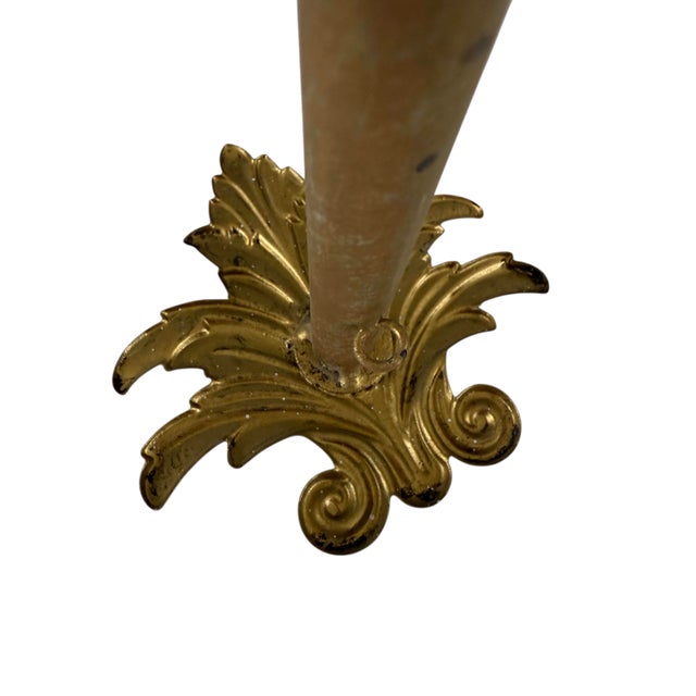 Set of 10 Vintage Hollywood Regency Gilt Acanthus Leaf Curtain Tiebacks – Neoclassical Decorative Hardware Drapery Holdbacks For Sale - Image 9 of 12