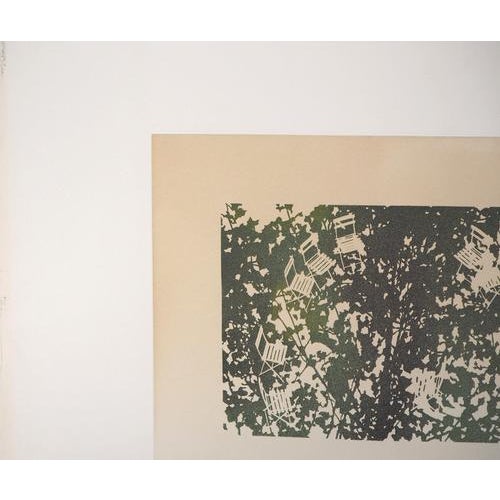 Black Jean Solombre, Avril Under the Tree, 1979, Etching For Sale - Image 8 of 9