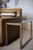 Metal Pair of Brass and Glass 1950s Style Side Tables For Sale - Image 7 of 9