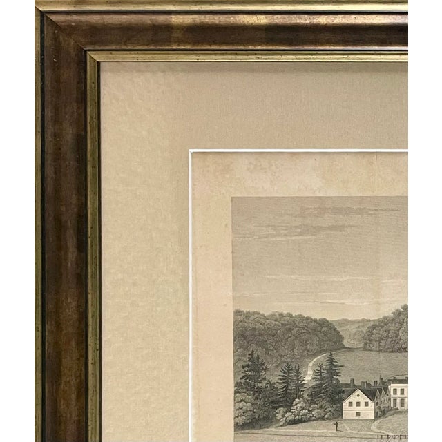 Early 19th Century 1818 Steel Engraved Illustration "Wotton in Surrey, the Seat of John Evelyn Esq." For Sale - Image 5 of 7