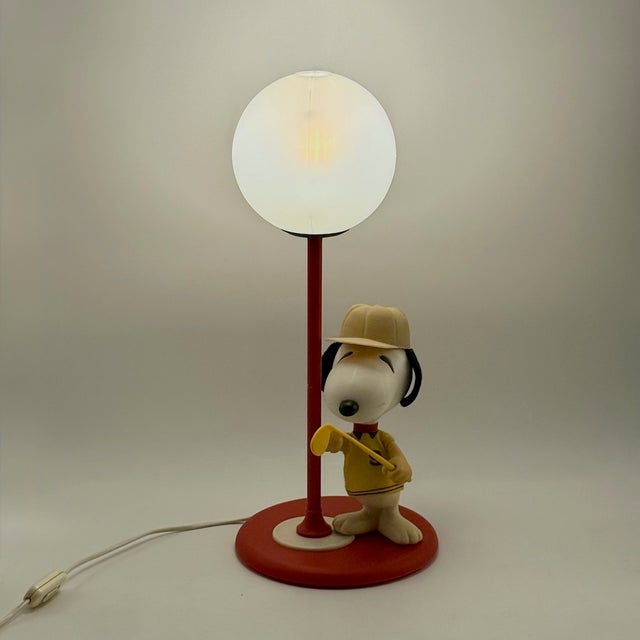 This table lamp featuring the Snoopy character was produced in Italy in the 1980s by NLiZ – Nuova Linea Zero. Designed as...