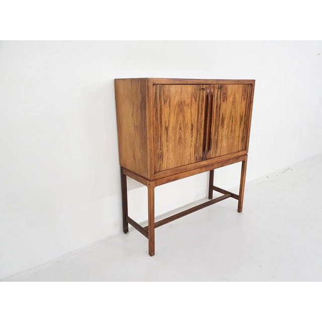 Torbjørn Afdal Scandinavian Bar Cabinet by Torbjørn Afdal for Mellemstrands Møbelfabrik, Norway, 1960s For Sale - Image 4 of 17