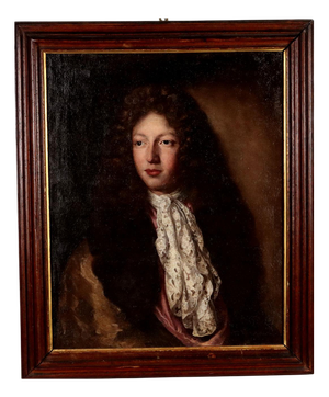 Male Portrait, Oil on Canvas, Framed