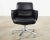 Pair of Palladium Soft Pad Leather Executive Office Desk Chairs For Sale - Image 4 of 12