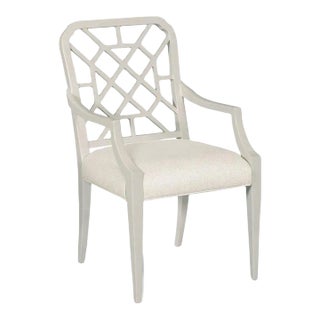 Merrion Arm Chair, Carrara Finish For Sale