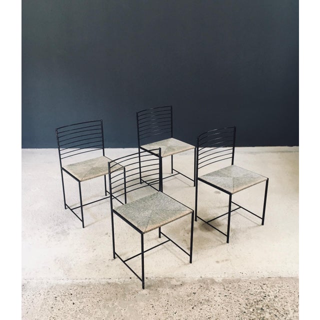 Postmodern Alice Dining Chairs from Cidue, Italy 1980s, Set of 4 For Sale - Image 4 of 18