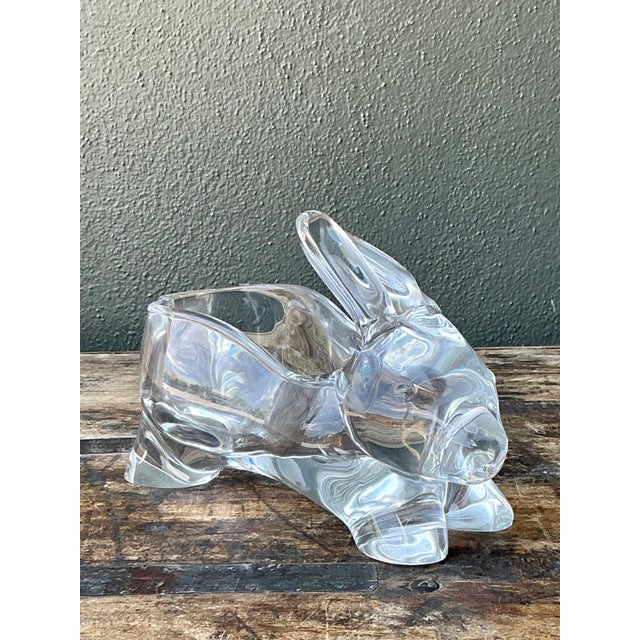 Mid-Century Modern Vintage Lucite Rabbit Planter For Sale - Image 3 of 18