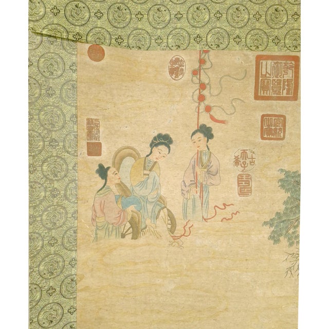 Chinese Chinese Queen Mother of the West Scroll For Sale - Image 3 of 10