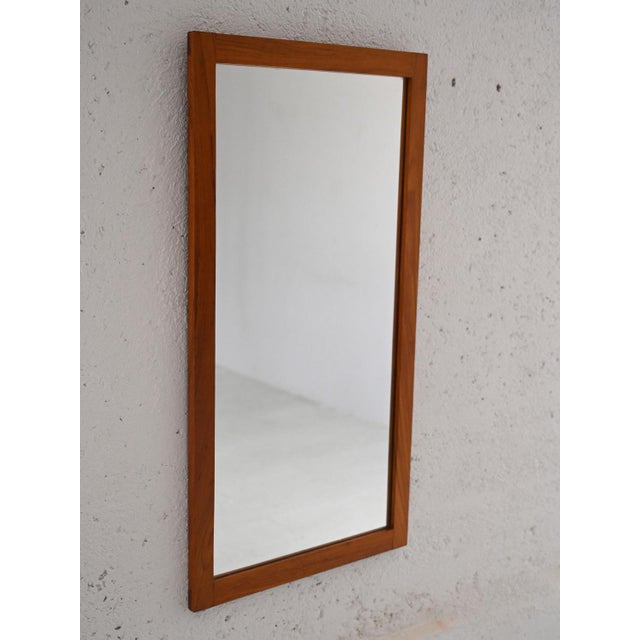 Vintage Danish Teak Mirror, 1960s For Sale - Image 6 of 6