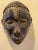 Vintage African Carved Wooden Baule Mask (10"x8") Tribal Art Figure Smiling For Sale - Image 4 of 6